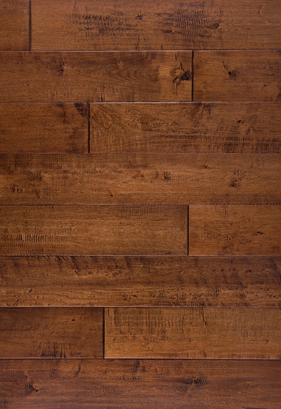 Kínai juhar 125 kézzel díszített, szilárd fa padló