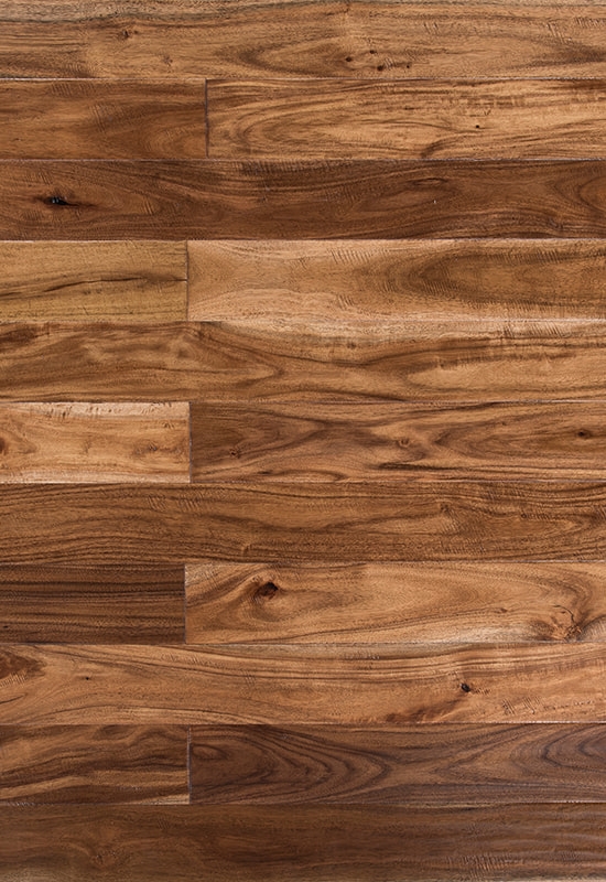 Kis levél akác 90 mm-es kézzel díszített, szilárd fa padló